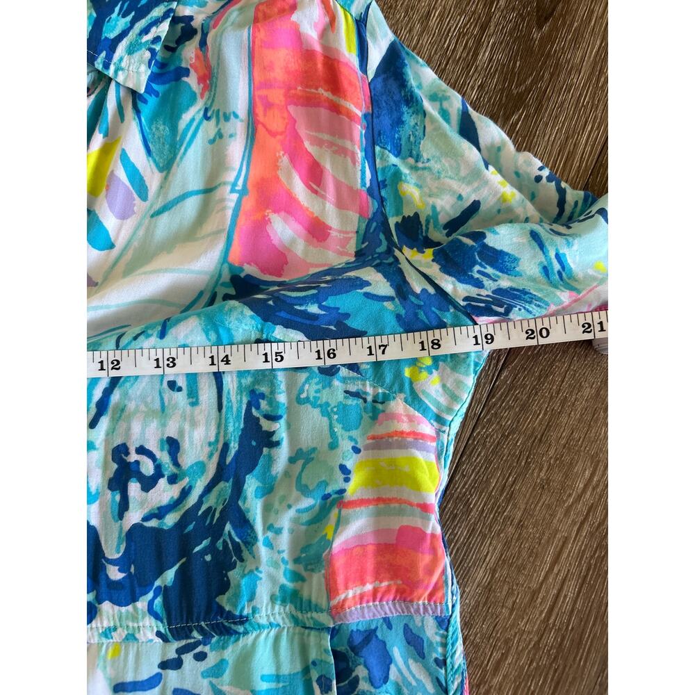 Lilly Pulitzer Resort-Ready Rayon Beach Dress, Size S, with Pockets. - Picture 9 of 10